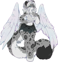 A dragon snow leopard hybrid.